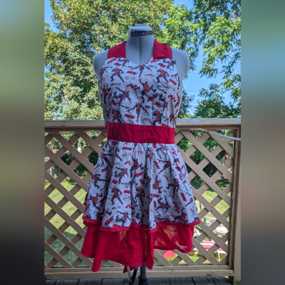 Retro Style Deadpool Apron